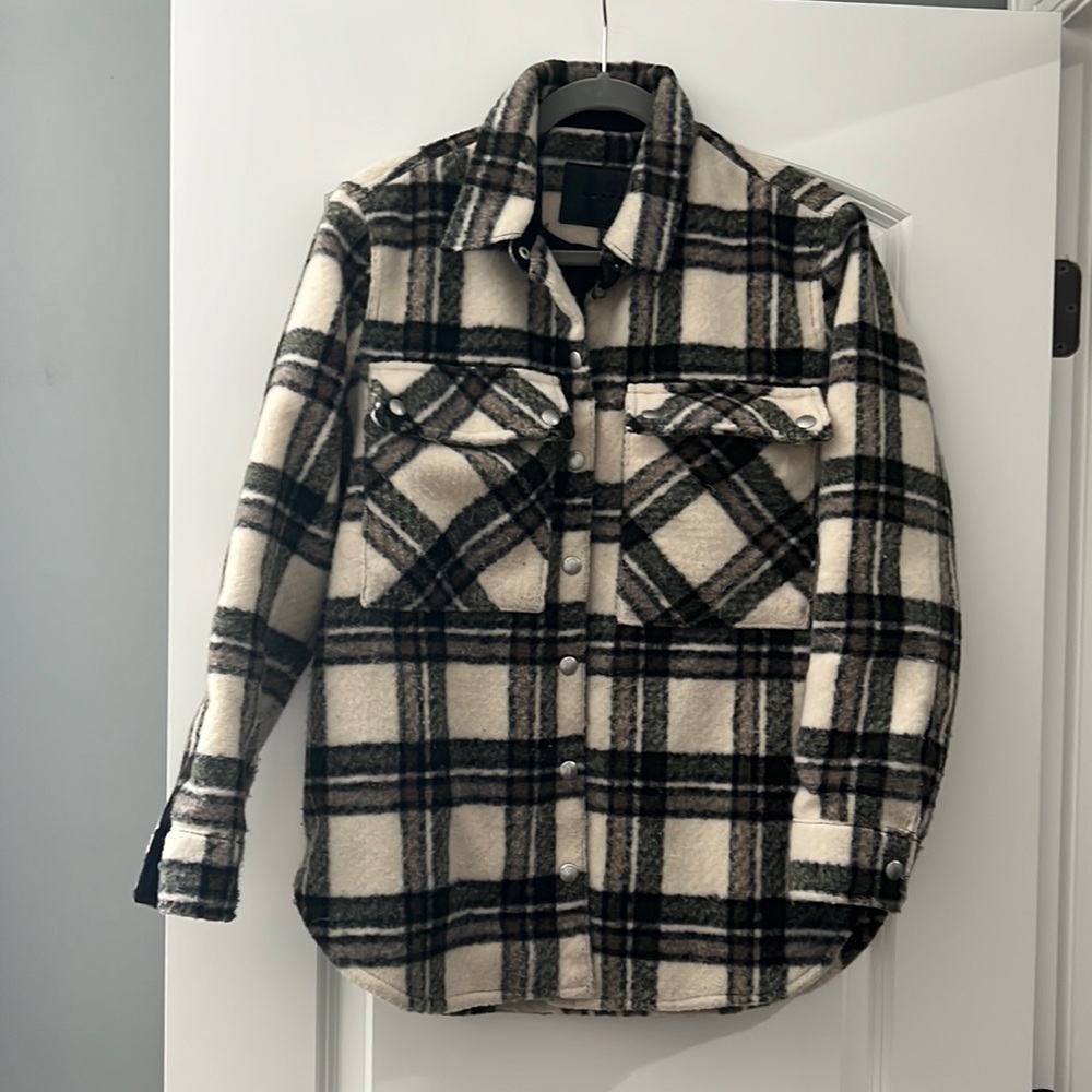 BLANK NYC outsider shirt jacket size small